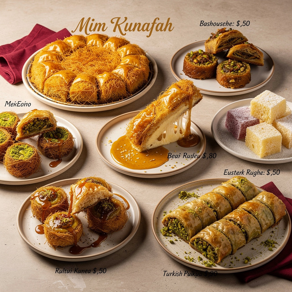 حلويات فاخرة - Mim Kunafah
